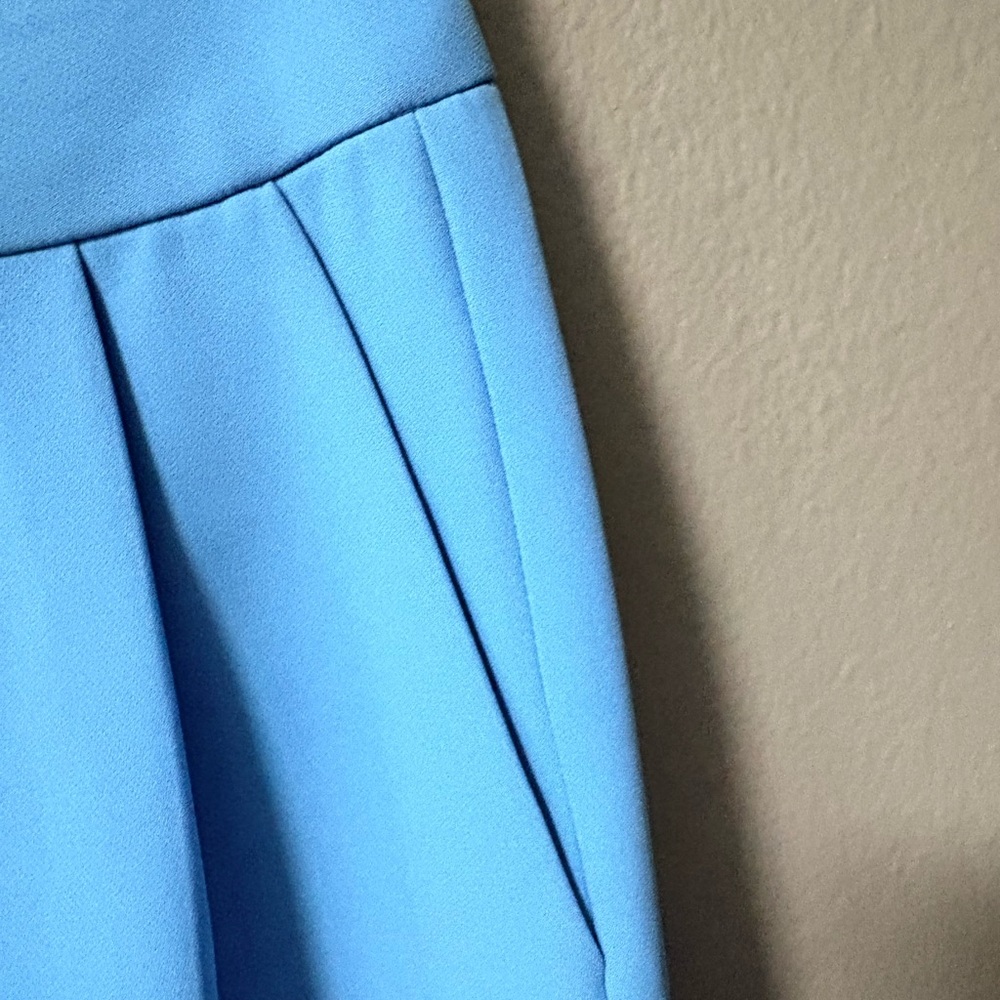 NWT Atoir High Waisted Tapered Natasha Trousers in Cerulean Blue. Size US 2 - Picture 8 of 11